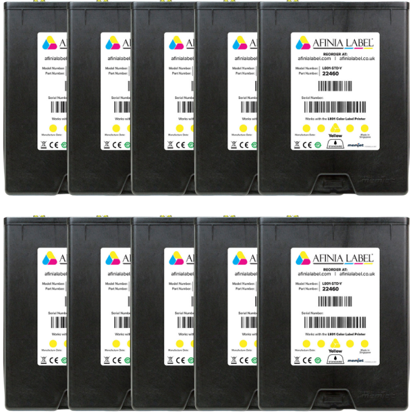 Afinia L801 Gelb Tintenkartuschen 10er Set